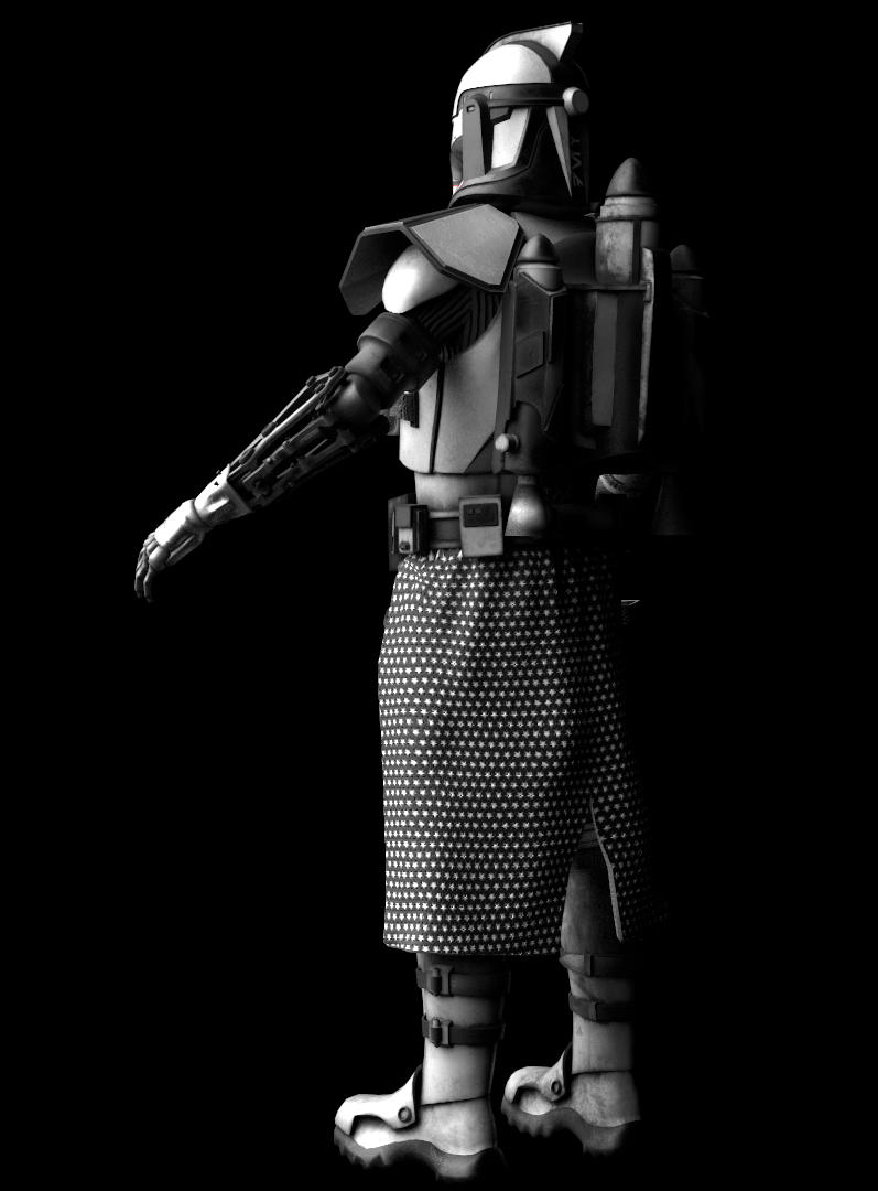 Stars armor — back view